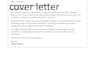 write a professional cover letter for job applications